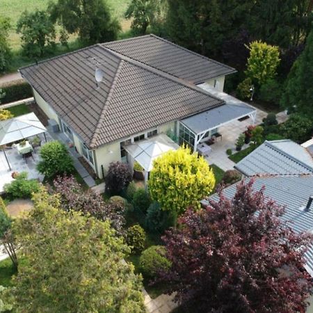 Ferienhaus Blaumond Mit Gartensauna Wandlitz Eksteriør bilde